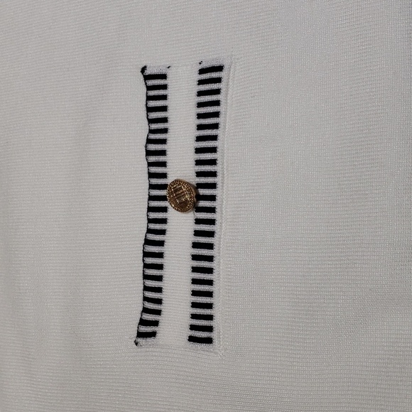 Nwt Adrianna Papell Crew Neck Cardigan with Stitch Detail - Picture 10 of 15